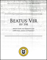 Beatus Vir SATB Vocal Score cover